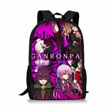 16-inch Danganronpa Anime Children's Backpack Kids Boys Mochila Infantil