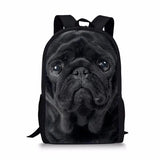16-inch Husky Animal Printing Backpack For Kids Boys Girls School Bag