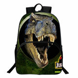 16" Dinosaur Backpack for Kids - Animal Printing School Bag