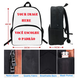 16INCH Kids Schoolbag Student School Backpacks Truck Printed Bagpack