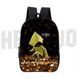 16Inch 3D Little Nightmares 2 Backpack Children High SchoolBag