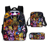 16inch FNAF Bear School Bags Kids Backpack