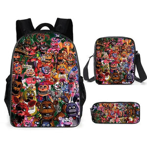16inch FNAF Bear School Bags Kids Backpack