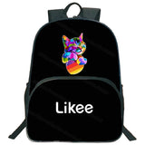 16inch Likee Backpack Student Bookbag Video App Zipper Laptop Backpack