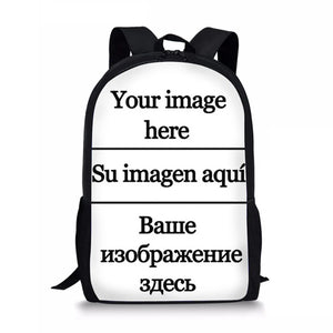 16inch Cat Hamster Print School Backpack for Boys Girls
