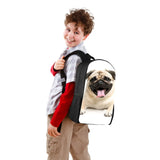 16inch Cat Hamster Print School Backpack for Boys Girls