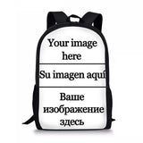 16inch Cat Hamster Print School Backpack for Boys Girls