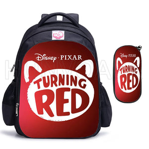 16in Turning Red Schoolbag for Kids Boys Girls Baby Bag Children Backpack