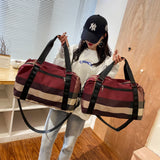 Large Capacity Printed Travel Bag, Fitness Shoulder Bag, Waterproof Luggage Bag