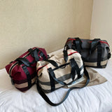 Large Capacity Printed Travel Bag, Fitness Shoulder Bag, Waterproof Luggage Bag