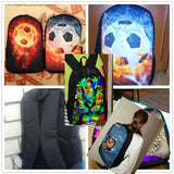 17 Inch Nurse Pattern Women School Backpack for Teen Girls Book Bag Rucksack