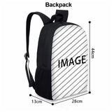 17 Inch Nurse Pattern Women School Backpack for Teen Girls Book Bag Rucksack