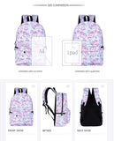 17in FNF School Bag Teen Knapsack Daypack Travel Laptop Bags
