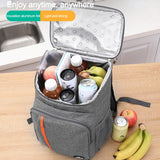 18L Cooler Backpack Thermal Bag Lightweight Picnic Insulated Leak-Proof