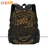 18th Birthday Funny Legends Backpack Large Capacity Bookbag