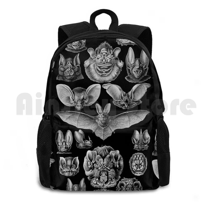 Vintage Bat Outdoor Hiking Backpack Climbing Bag