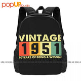 1951 Retro 70 Years Of Being Awesome Backpack