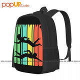 70'S Style Swimmer Backpack Large Capacity Gym Training 3d Printing