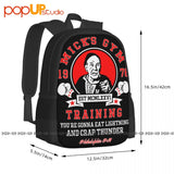 1976 Micks Gym Boxing Backpack Large Capacity
