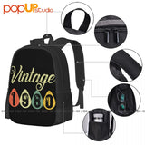 1980 40 Years Old Backpack Large Capacity School Softback Shopping Bag