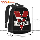 1984 Ingsoc Backpack Large Capacity Hot Foldable Shopping Bag