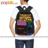 1991 Nuclear Assault Tour Backpack Large Capacity Print Beach Bag