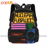 1991 Nuclear Assault Tour Backpack Large Capacity Print Beach Bag