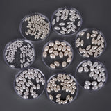 Bag of Oval ABS Pearl Spacer Beads DIY Jewelry Findings