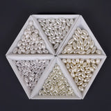 Bag of Oval ABS Pearl Spacer Beads DIY Jewelry Findings