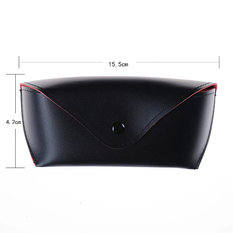 Vintage Leather Glasses Case Portable Sunglasses Holder Box Bag