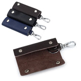 Car Key Pouch Bag Case Wallet Holder Key Wallet Ring Key Organizer Smart Leather
