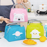 Cartoon Animal Lunch Bag Tote Thermal Food Bag Insulated Cooler Bags