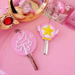 Cartoon Silicone Key Case Dust Cover Organizer