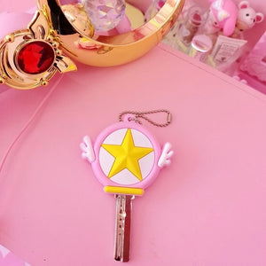 Cartoon Silicone Key Case Dust Cover Organizer
