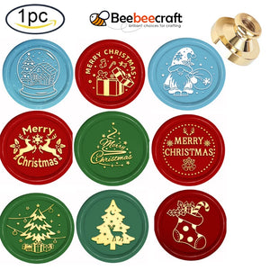 Christmas House Wax Seal Stamp Vintage Craft for Cards Envelope Wedding