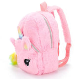 Unicorn Plush Backpack for Girls Student