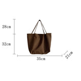 Japanese Style Canvas Shoulder Bag for College Students