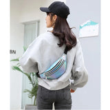 Laser PU Holographic Fanny Pack Waist Bag for Girls