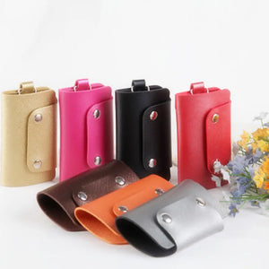 Leather Key Holder Keychain for Women Men