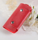 Leather Key Holder Keychain for Women Men