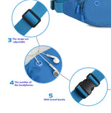 1PC Men Pure Waist Bags Women Fanny Packs Hip Money Belt Bags