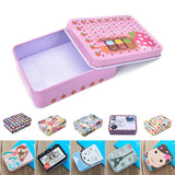 Mini Tin Metal Container Storage Box Case Pattern