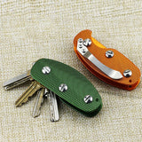 1PC Aluminum Smart Key Holder Organizer Clip Folder Keychain 3 Colors