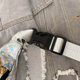 Holographic Laser Waist Bag for Beach Travel