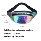 Holographic Fanny Pack Laser Waist Bag for Girls