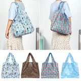 Stylish Foldable Shopping Bag Reusable Waterproof Backpacks Storage Tote
