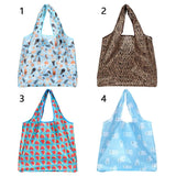 Stylish Foldable Shopping Bag Reusable Waterproof Backpacks Storage Tote