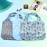 Stylish Foldable Shopping Bag Reusable Waterproof Backpacks Storage Tote