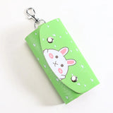 Portable Leather Housekeeper Car Key Holder Bag Case Unisex Wallet Cover