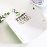 Portable Leather Housekeeper Car Key Holder Bag Case Unisex Wallet Cover